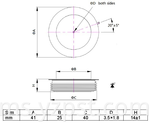 Fast Control Thyristor Scr DCR604